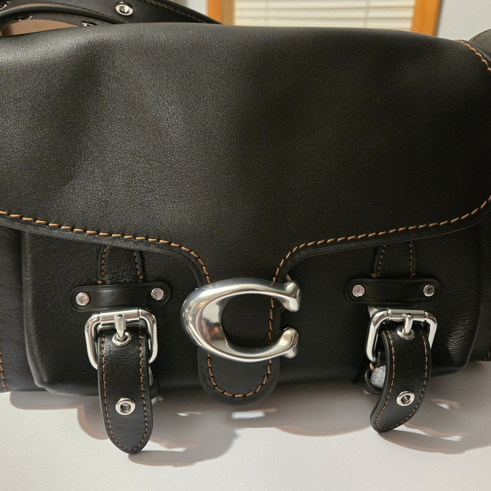 Coach AUTHENTIC Western Tabby Black Silver